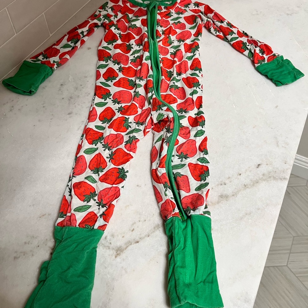 Little One Shop Strawberry Print One Piece